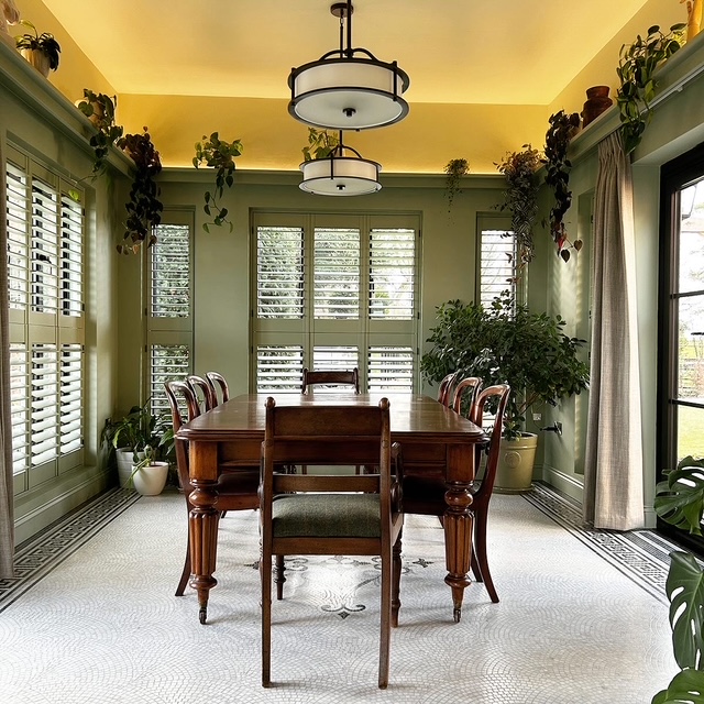 country home dining room design