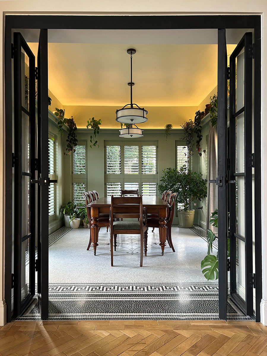 country dining room design