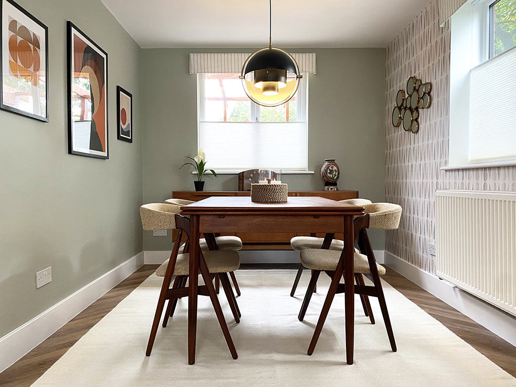 blended styles vintage and Scandinavian