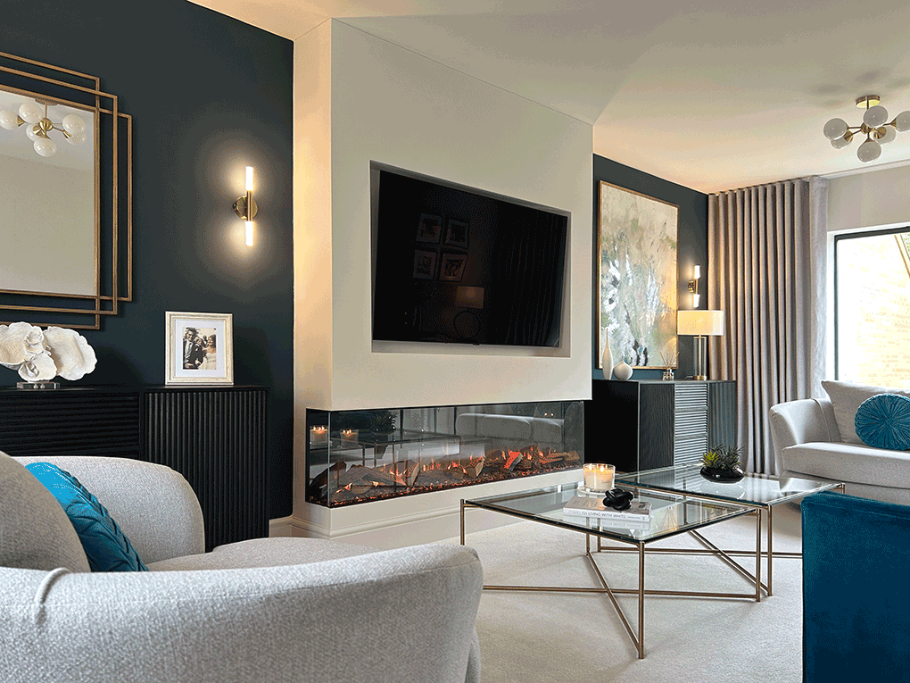 modern living room design Harborough